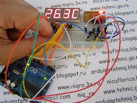 Arduino tehNiq: Arduino thermostat on 7-segment LED display