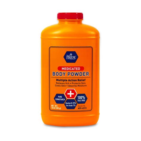 Amazon.com: MED PRIDE Medicated Body Powder 100% Talc-Free - Absorbent