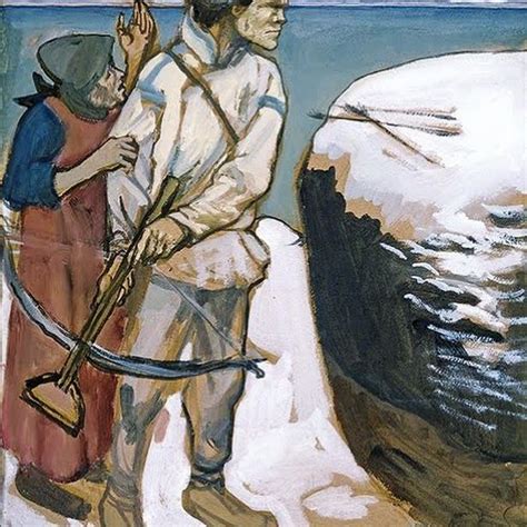 Akseli Gallen-Kallela, Vengeance of Joukahainen, sketch, 1897, gouache ...