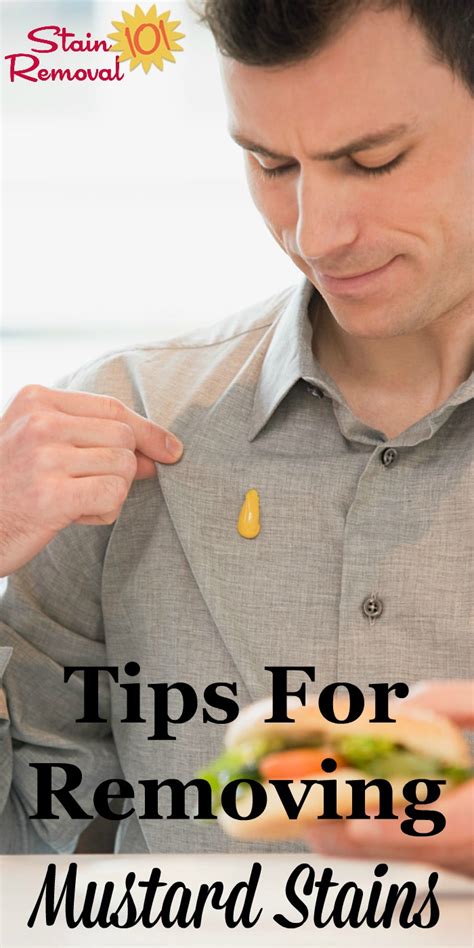 how to get rid of mustard stains