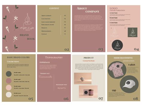 brand book  tatyana shalash  dribbble