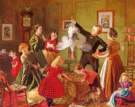 Victorian Christmas Paint By Numbers - Numeral Paint Kit
