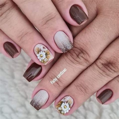 Unhas Com Manchas Marrons - Unhas marrons: Grande inspiração para você abraçar a cor - Elegantes e ...