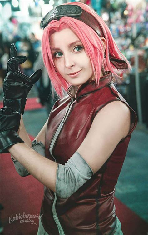 sakura naked cosplay haruno naruto shippuden cosmaker fotos maravilhosas