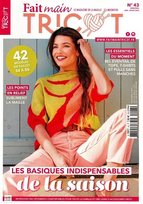 Fait main tricot n° 43 – Abonnement Fait main tricot | Abonnement ...