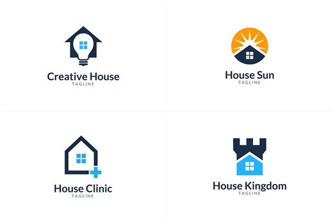 house logo bundle  creative logo templates creative market