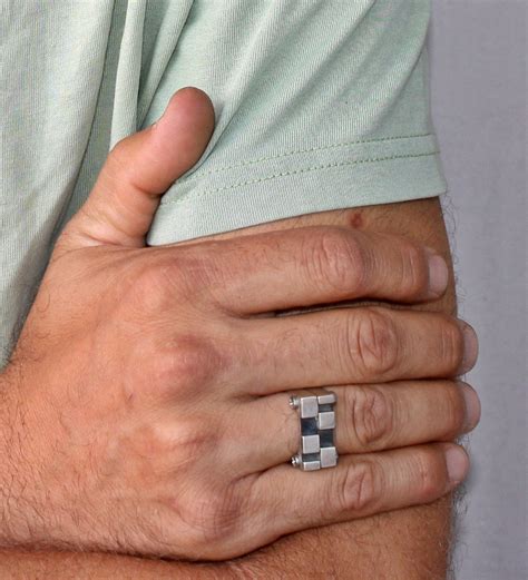 Double Pixel Ring-architectural Ring-geometric Ring-for Designers
