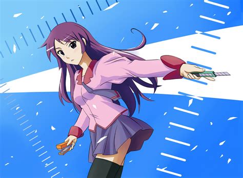 bakemonogatari monogatari (series) senjougahara hitagi | konachan.com ...