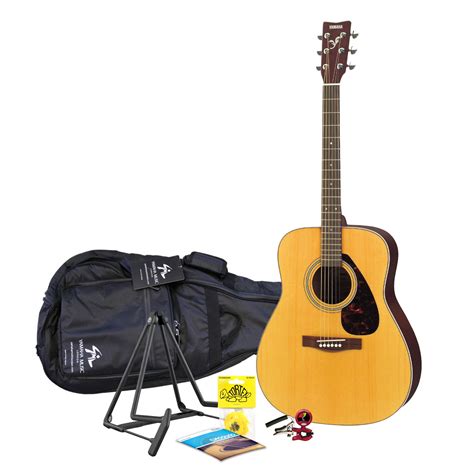 Yamaha F370 Acoustic Guitar Package In Natural Wood Finish | Yamaha ...
