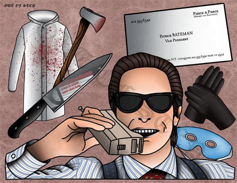 American Psycho Tattoo Flash Sheet Art Print 11x8.5 - Etsy