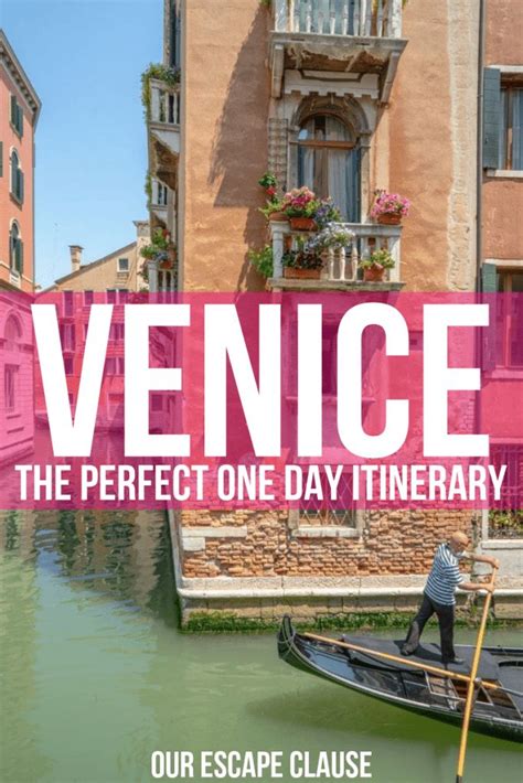 How to Spend One Perfect Day in Venice (Itinerary + Travel Tips) - Our ...