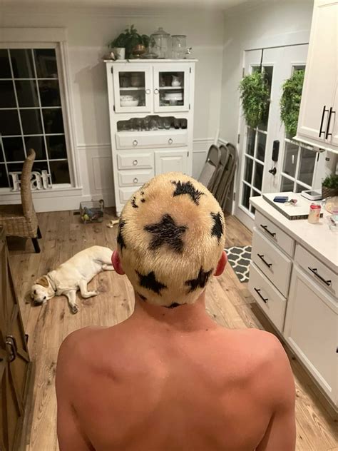 bleach buzz cut designs 5