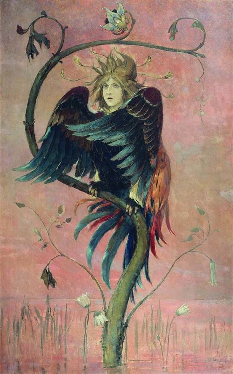 Васнецов. Гамаюн — птица вещая | Slavic folklore, Mythical creatures ...