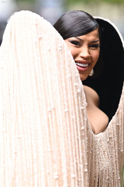 Cardi B Brings Live Raven To Schiaparelli Couture Show in Paris (150
