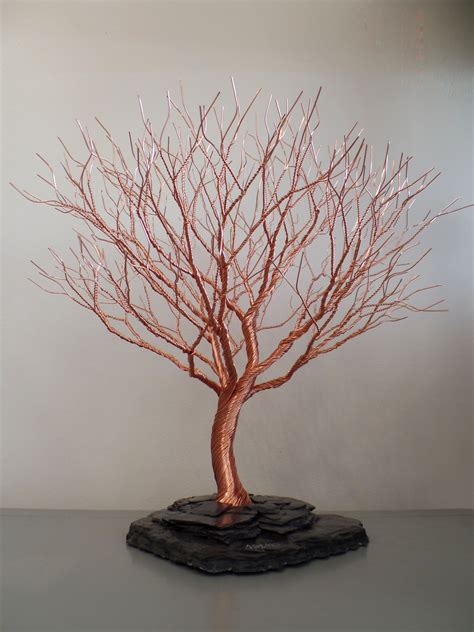 Copper Wire Tree Art at Donald Mccann blog