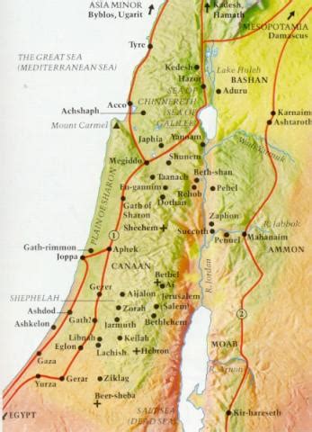 The Holy Land - Map