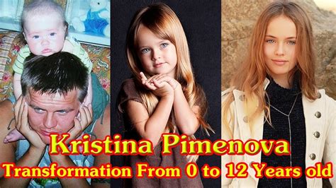 Kristina Pimenova transformation from 0 to 12 years old - YouTube