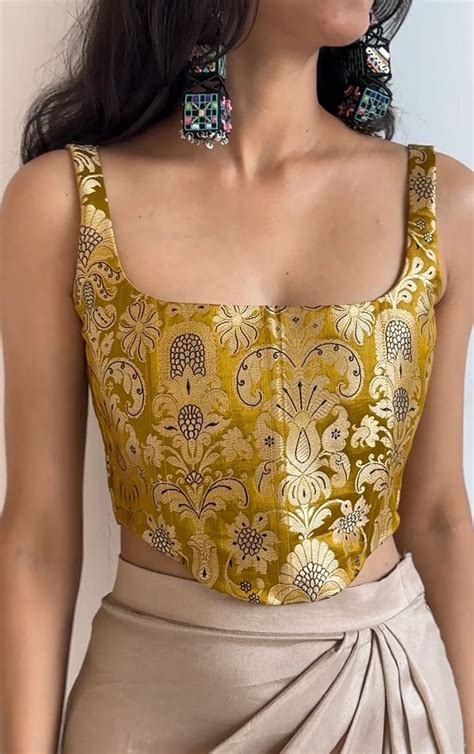 corsets fashionable saree blouse designs corset fashion outfits
