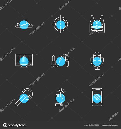 Set Various Theme App Icons Stock Vector Image by ©ibrandify #205877056