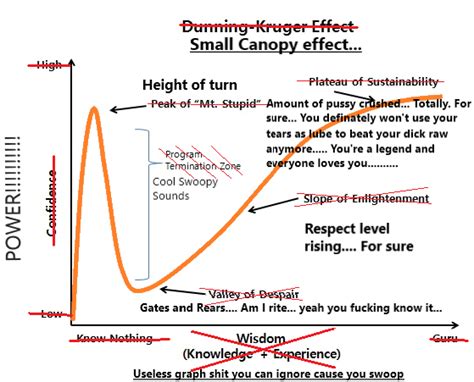 Dunning–Kruger effect graph : r/SkyDiving