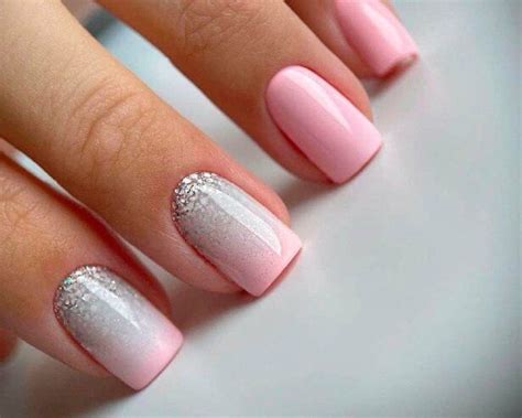 розовое омбре на ноготках | Manicure, Pink gel nails, Nails