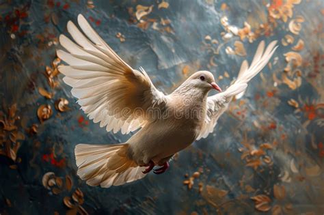 The White Dove Representing the Holy Spirit. AI Generated Stock Illustration - Illustration of ...