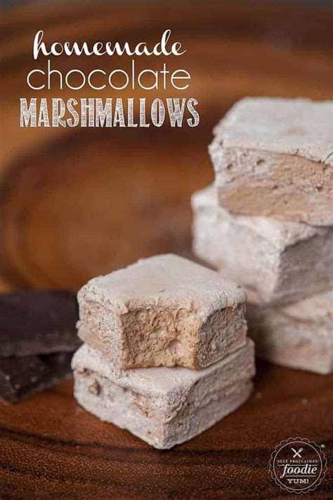 Homemade Chocolate Marshmallows are downright delicious and quite easy ...