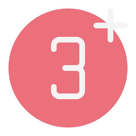 Three Generic Flat icon