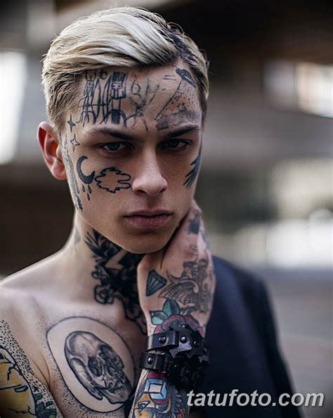 Фото красивые тату на лице 12.08.2019 №004 - beautiful face tattoos ...