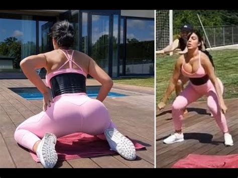 Georgina Rodriguez Workout to have a big ass 🍑🍑🍑 - YouTube