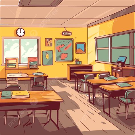 classroom background clipart