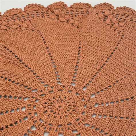 Коричневая салфетка. Схема крючком – Paradosik Handmade - вязание для ...