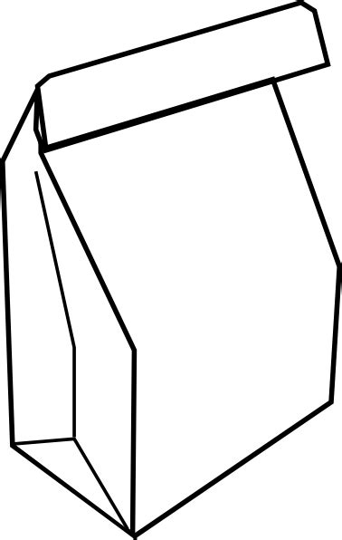 paper bag clipart black and white - Clip Art Library