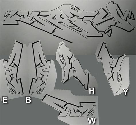 Graffiti:Bảng chữ cái thông dụng