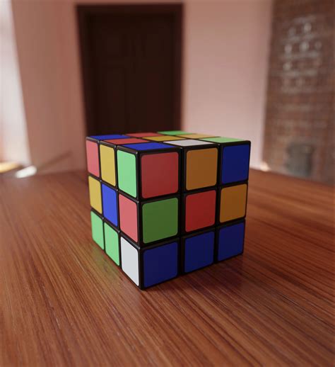 realistic rube cube superhive  blender market