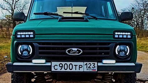 LED ОПТИКА на LADA НИВА Установка.Как светят?!Тюнинг Фары на Niva4x4 ...