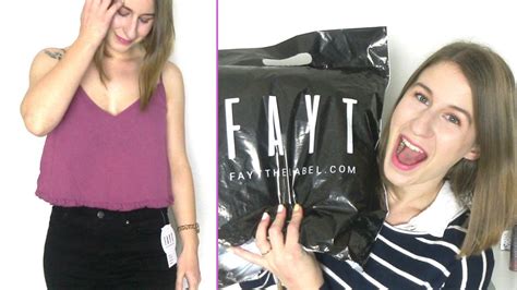 fayt haul    brittney saunders clothing brand youtube