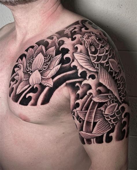 lotus tattoo men 4