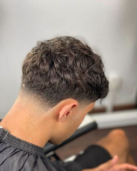 Fluffy Hair Taper Fade