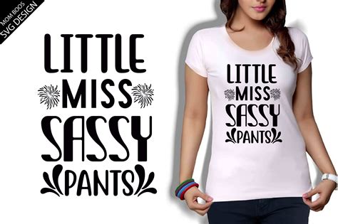 Little Miss Sassy Pants Graphic by BlackDogsMedia · Creative Fabrica