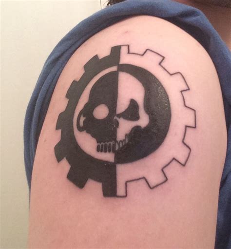 Adeptus Mechanicus Tattoo that I got.
