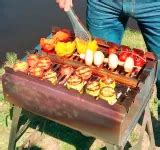 Складные мангалы купить по цене производителя, разборные переносные ...