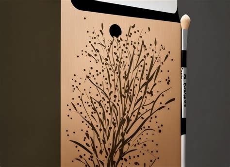 Premium AI Image | Canvas art paint splash brush