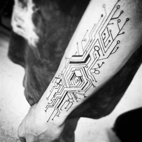 Tattoo • Тату стиль Киберпанк
