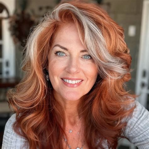 magnific 3XToIrw21BPzyyQ0SxKp Molten Silver Ribbons in Auburn Hair