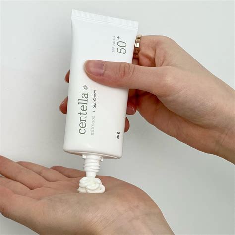 Mixsoon Centella Sun Cream Spf 50+ PA++++ 50 g – Baqueen Beauty Shop