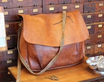 vintage mail carrier bag etsy