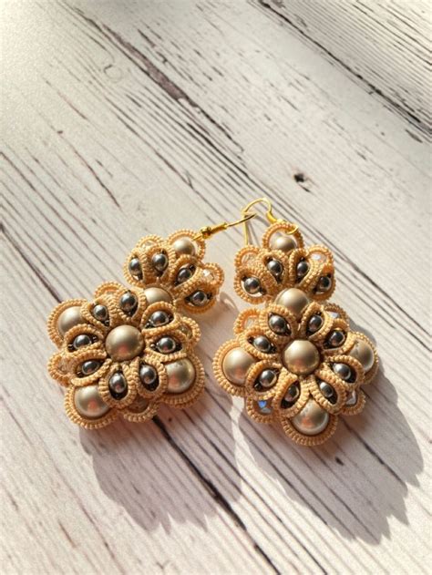 Серьги Фриволите | Drop earrings, Earrings, Jewelry