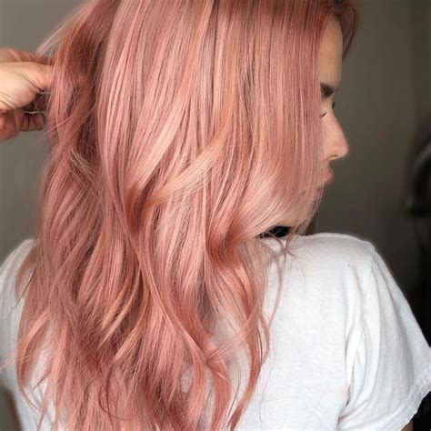 Цвет волос Розовое золото: 5 популярных оттенков для окрашивания Rose Gold