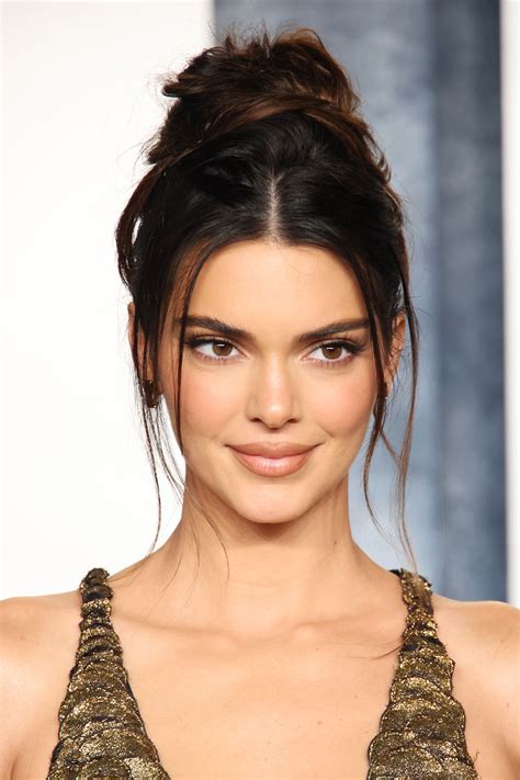 kendall jenner sported  nostalgic secondary school hairstyle